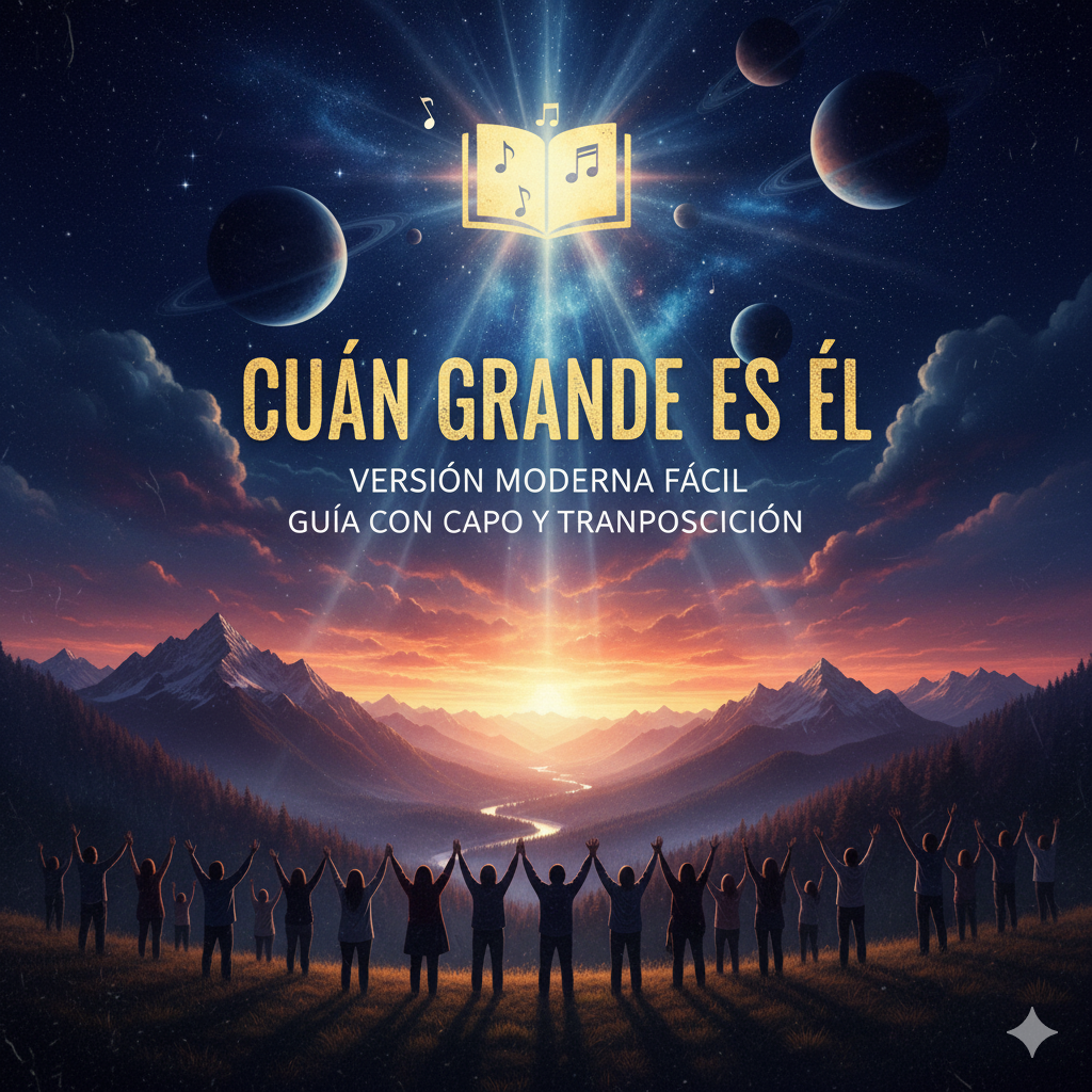 Acordes Cuán Grande Es Él (VERSiÓN MODERNA FÁCIL)