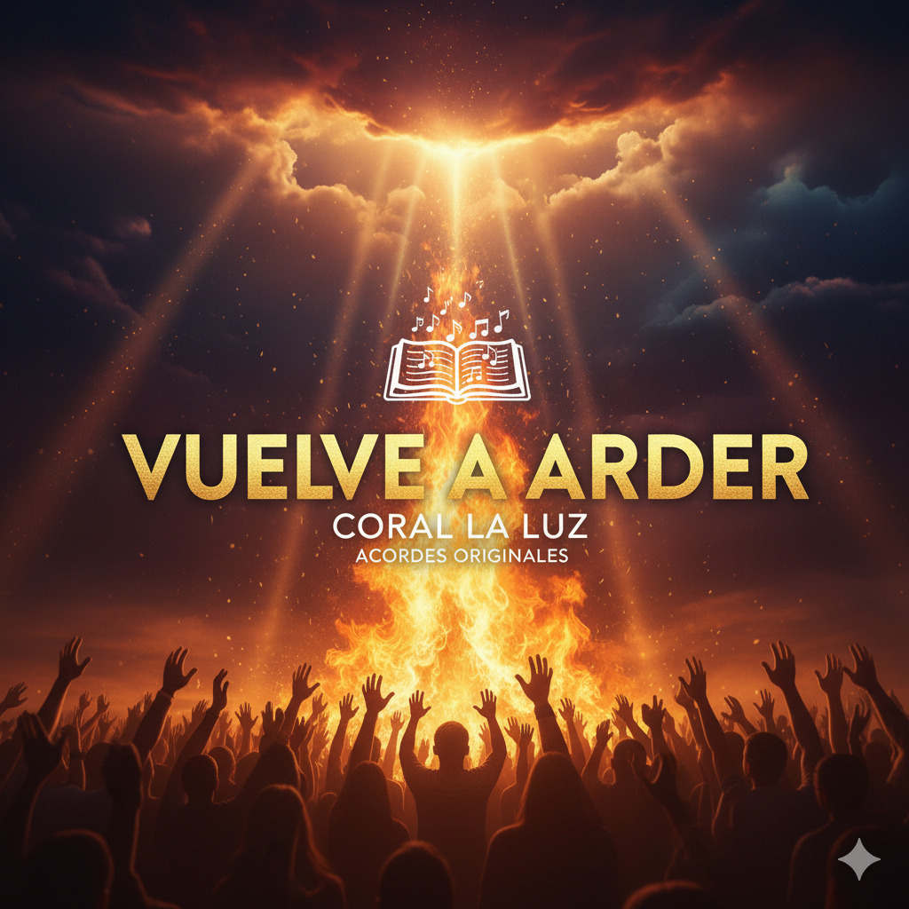 Acordes de VUELVE A ARDER- Coral La Luz (Versión En Vivo)